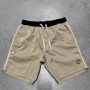 Avalanche Outdoor Supply Co Men's Activewear Hybrid Shorts‎ Men's Sz Small Beige